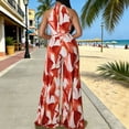 thumbnail image 5 of Enjoytime Jumpsuits for Women Print Sleeveless Wide Leg Flared Pants Rompers Summer Casual Loose Beach Vacation Clothes, 5 of 7