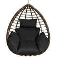 thumbnail image 6 of Buytoshop Egg Chair Cushion Replacement, Washable Hanging&nbsp;Swings Chair&nbsp;Seat Cushion,for Patio Garden,Black, 6 of 7