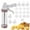 Set A, variant on Clearance! Cookie Press,Spritz Cookie Press for Baking,Stainless Steel Cookie Press Gun Kit with 8 Icing Tips and 8 Cookie Discs for DIY Biscuit Maker and Decoration