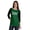 Green, variant on Inkmeso Fully Vaccinated Funny Pro-Vaccine Boat Neck T-shirt For Womens
