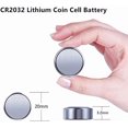 thumbnail image 3 of 50 pcs Pack - CR2032 Battery 3v Lithium Button Cell Coin 2032 Battery Nightkonic, 3 of 8