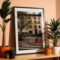 thumbnail image 3 of Corner Café Serenity - Manhattan New York Photography Street Photography City Autumn Architecture Cafe Vintage Black Framed Wall Art Print 5 x 7 inches, 3 of 8