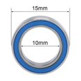 thumbnail image 4 of Rodamientos de bolas de surco profundo 6700-2RS Z2 10mmx15mmx4mm Doble sellado de acero cromado cubierta azul 10pcs, 4 of 4