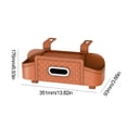 thumbnail image 3 of Caja Almacenamiento para Respaldo Asiento Coche Caja Almacenamiento Decorativa para Asiento Pañuelos Caja Almacenamiento Interior (naranja) [amarillo], 3 of 9