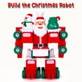 thumbnail image 3 of Set de bloques de construcción ArtCreativity Transforming Santa Toy, 3 of 7