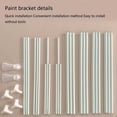 thumbnail image 5 of 4-Post Bed Canopy With Ruffle Decoration, Double Layer Cozy Mesh Mosquito Net For Adults, Wedding, Bedroom, 5 of 5
