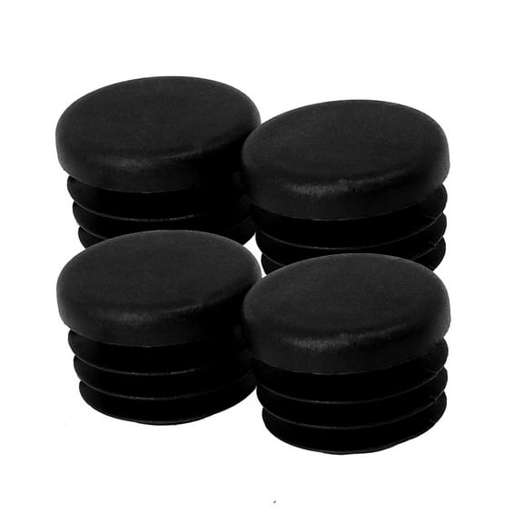7/8" 0.87" OD Plastic Tube Insert Pipe 4pcs 0.75"-0.83" Inner Dia Home Table Cap