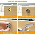 thumbnail image 5 of Cerraduras de leva fabricadas con precisión, aleación de zinc duradera para una protección segura de los cajones, mejore las cerraduras de su caja de herramientas con facilidad y asegure el reemplazo, 5 of 5