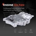 thumbnail image 3 of A-Premium Engine Oil Pan Sump Compatible with Ford Edge 2015-2018, Fusion 2017-2019, 2.7L & Lincoln Continental 2017-2020, MKX 2016-2018, MKZ 2017-2020, Nautilus 2019-2020, 2.7L 3.0L, Gas, 3 of 8