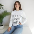 thumbnail image 7 of Coffee yoga naps sweatshirt, Unisex Heavy Blend™ Crewneck Sweatshirt, 7 of 7