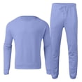 thumbnail image 5 of CONFREE Mens 2 Peice Sweatsuit Casual Men's Jogging Tracksuit Set Solid Pullover Sweatshirts Pants Athletic Sweat Suit for Men, 5 of 5