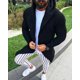 thumbnail image 5 of Suéter de punto con capucha y manga larga ajustado para otoño e invierno para hombre, ajuste cómodo, 5 of 5