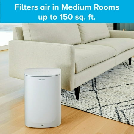 Filtrete - 150 Sq. Ft. True HEPA Air Purifier - White