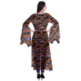 thumbnail image 4 of Moomaya Gilet Ouvert Imprimé Georgette à Manches Fendues pour Femmes, 4 of 5
