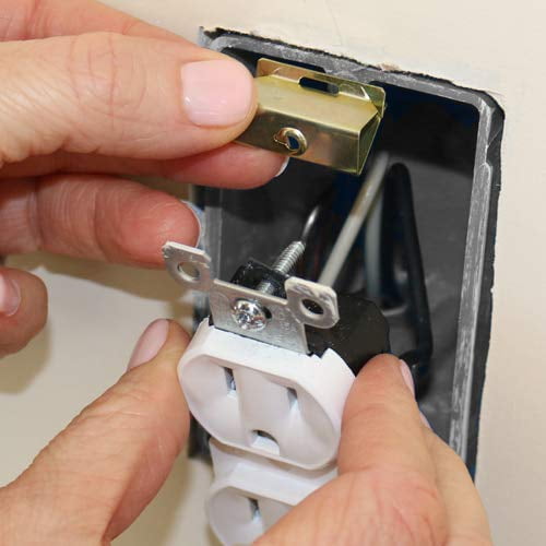 G-Clip, Package of 4, Repair Loose Electrical Outlets and Switches/Repair Stripped or Damaged Electrical Wall Boxes$$Tools & Hardware Other