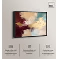 thumbnail image 2 of Crimson Tide II Canvas Print Abstract Decor by Art Remedy, Black Frame, 24 x 20, 2 of 6
