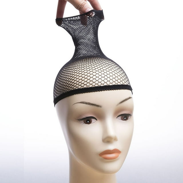 Lubelski Wig Net Anti-Falling Washable Silk Wig Closed End Fishnet Mesh for Home