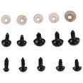thumbnail image 4 of Safety Eyes with Washers, 150Pcs Small Doll Eyes Craft Toy Eyes Teddy Bear Eyes 6mm/8mm/9mm/10mm/12, 4 of 5