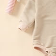 thumbnail image 5 of Icvfdpl Babys Boy Girl Easter Outfit Bunny Ear Hooded Jumpsuit Corduroy Romper Cute Suspender Long Sleeve Bodysuit stylish Baby Daily Wear, 5 of 8