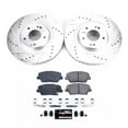 thumbnail image 3 of PowerStop Front Z23 Evolution Sport Carbon-Fiber Ceramic Brake Pad and Drilled & Slotted Rotor Kit Fits: HYUNDAI KIA Select Models K7064, 3 of 10