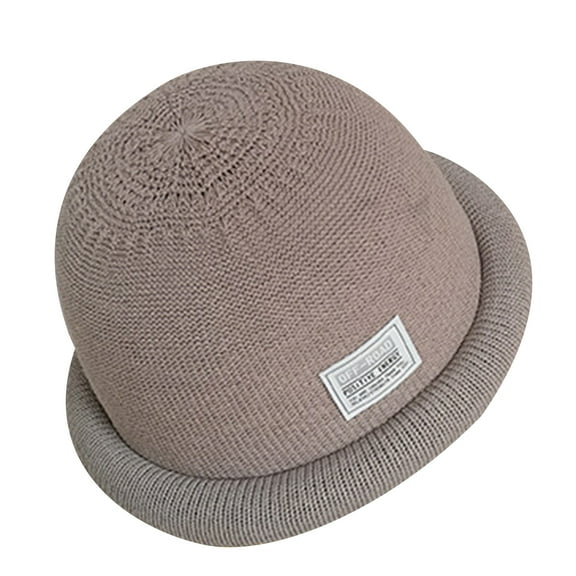 9 Colors Women Bucket Hat, Fashion Cotton Flax Breathable Durable Beanie Fisherman Hat 1PC