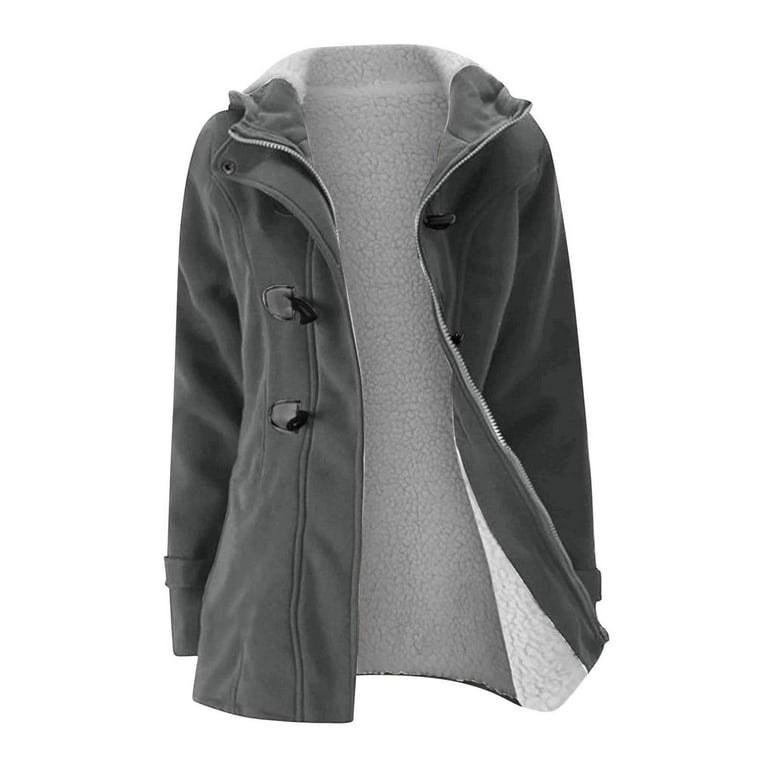 Fleece lined duffle coat clearance