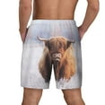thumbnail image 4 of Balery Cow Mens Swim Trunks Swim Shorts for Men Quick Dry Inseam Beach Shorts with Compression Liner Pocket-Small, 4 of 9