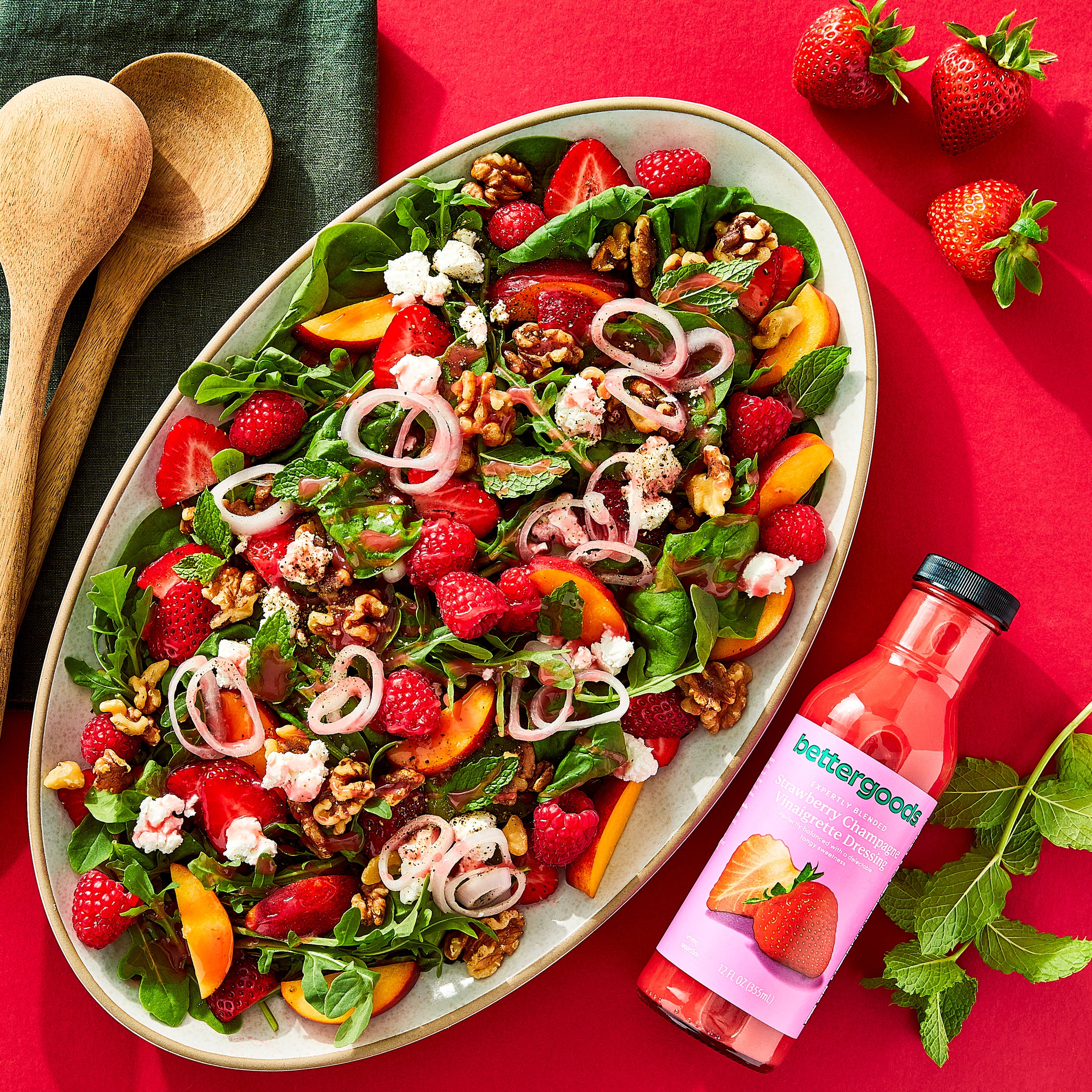 bettergoods Strawberry Champagne Vinaigrette Dressing, 12 fl oz