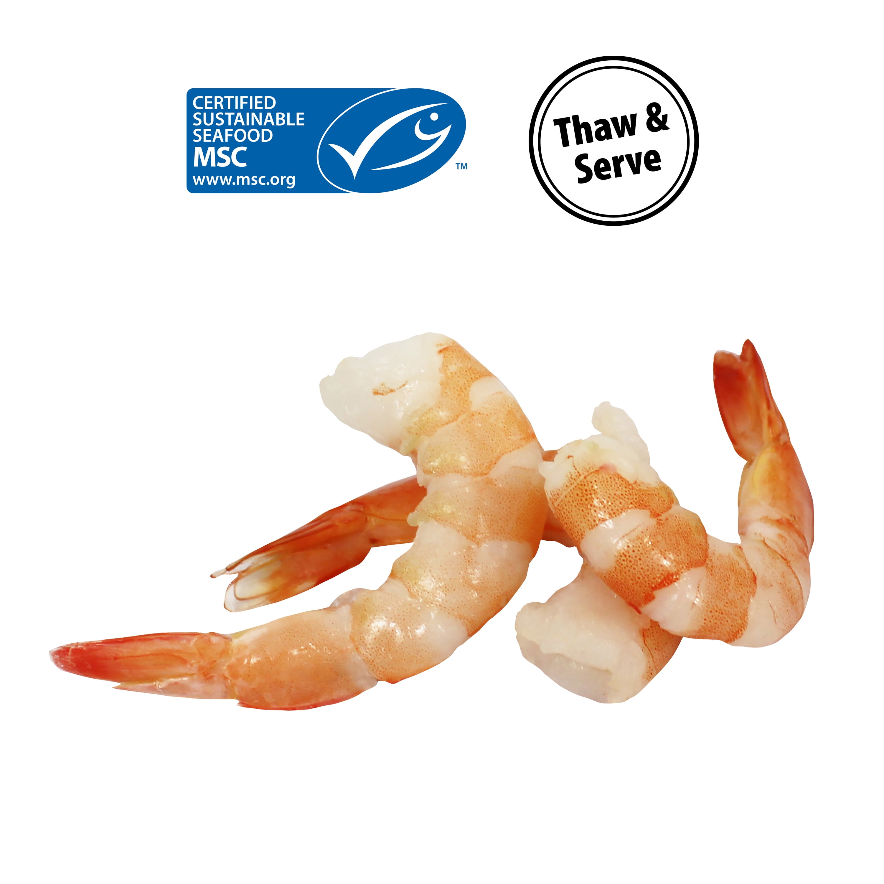 Great Value Frozen Cooked X-Large Shrimp Ring with Cocktail Sauce, 20 oz