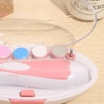 thumbnail image 3 of Baby Electric Nail Trimmer Infants Nail File Baby Electric Nail Clippers Newborn Electric Nail Trimmer Newborn Infants Nail File LED Baby Nail File Electric Nail Trimmer Manicure, 3 of 8