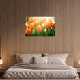 thumbnail image 2 of ZHONGYUTONG Tulip Wall Art Canvas Flower Pictures Wall Decor Elegant Floral Painting Print for Bathroom Living Room Decor Framed (12.00" x 18.00"), 2 of 5