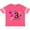 Football Pink and White, variant on Inktastic I'm 3 Years Old with Flamingo and Flowers Girls Toddler T-Shirt