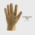 thumbnail image 7 of HANDLANDY 2Pairs Kids Genuine Leather Work Gloves, Kids Gardening Gloves for ages 8-11, Large, 7 of 7