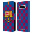 thumbnail image 1 of Head Case Designs Officially Licensed FC Barcelona 2019/20 Crest Kit Home Leather Book Wallet Case Cover Compatible with Samsung Samsung Galaxy S10, 1 of 6
