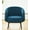 Greenish Blue, variant on US Pride Furniture Luxury and Elegance Modern Channel Chair with Velvet Fabric Material and Thin Metal Legs Beige