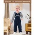 thumbnail image 2 of Conjunto de ropa NZRVAWS para bebés de 12 a 18 meses, pantalones largos, 2 of 6