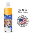 thumbnail image 4 of English Foxhound Winter Snowflakes Ultra Hugger for slim cans, 4 of 6