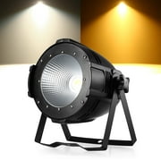 100W Stage Light Warm White & Cool White, COB Par Light LED Stage Spotlight DMX DJ Lights Par Light Strobe Light for Church Concert Photo Studio Wedding Live Show