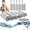 5-grey, variant on Instant Cooling Towel (32"x12") - Soft Microfiber Ice Towel for Neck, Gym, Yoga, Running & Sports, Breathable Chilly Towel