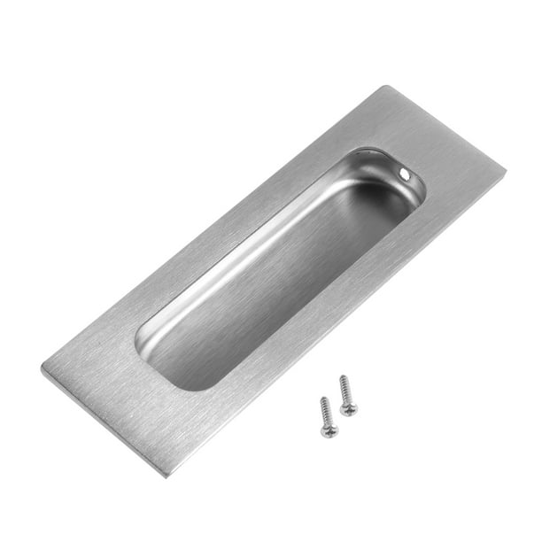 4 3 X 1 5 Recessed Sliding Door Handle Flush Pull 201 Stainless Steel Com Recessed Sliding Door Handle Flush Pull, Sliding Door Pulls Flush