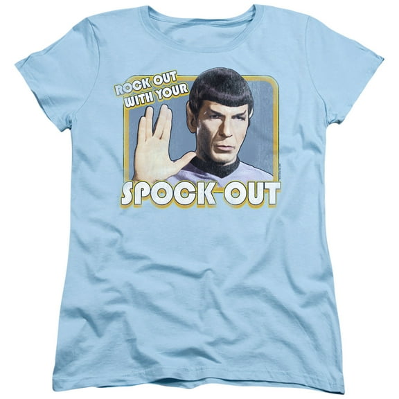 Star Trek Spock Out Women's T-Shirt Light Blue