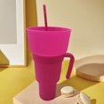thumbnail image 3 of Cute Water Bottle Humanity Design Multi Functional for Work Study (Pink), 3 of 7