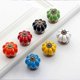 thumbnail image 4 of 8 x Ceramic Drawer Knobs Pumpkin Shape Furniture Knob for Kitchen Drawers and Cupboards (Orange), 4 of 5