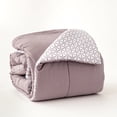 thumbnail image 5 of Dawn All-U-Need Bed-in-a-Bag Comforter Set, Twin/Twin XL, 3-Piece Bedding Bundle with Reversible Comforter, Fitted Sheet and Pillowcase(s), Washed Grey, Velvety Soft Microfiber, 5 of 7