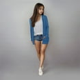 thumbnail image 3 of WOYY Teen Girls Cardigan Jacket Solid Color Casual Long Sleeve Coat Shirt, Sizes 13-14, 3 of 6