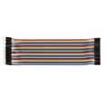 thumbnail image 2 of Yeacher Breadboard Jumper Wires Male to Female Dupont Cable for Multicolored Ribbon Cables 40Pin 20cm, 2 of 7