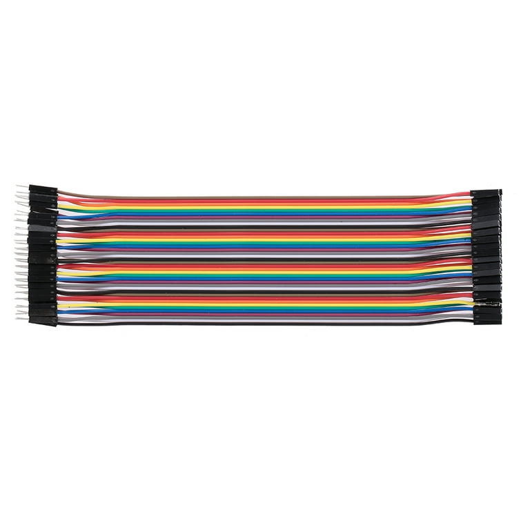 STR® 3 en 1 40P 20cm Dupont Wire Jumper Cable 2.54 1P-1P mâle-mâle