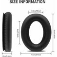 thumbnail image 4 of Almohadillas de repuesto Dinheiro para QC25, almohadillas para los oídos para Bose Quiet Comfort 15 QC15 QC35 Ae2 Ae2i Ae2w, almohadillas para los oídos y tapete de espuma interior (negro), kueati, 4 of 5
