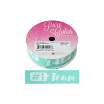 Morex Ribbon Sports #1 Team 7/8"x 3yd Aqua