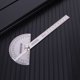 thumbnail image 4 of Protractor Metal Acero Inoxidable Herramienta Carpintería 180 Grados (10 Cm), 4 of 9
